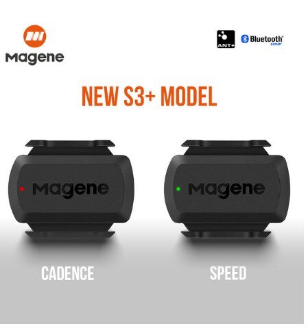 Magene S3 + + Snelheid Cadanssensor Ant + Bluetooth Computer Speedmeter Voor Garmin Igpsport Bryton Dual Sensor Bike Computer Zwift: 2Pcs S3 Sensor