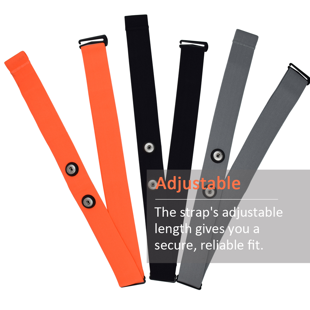 KYTO remplacement universel moniteur de fréquence cardiaque sangle souple pour Polar Wahoo Garmin