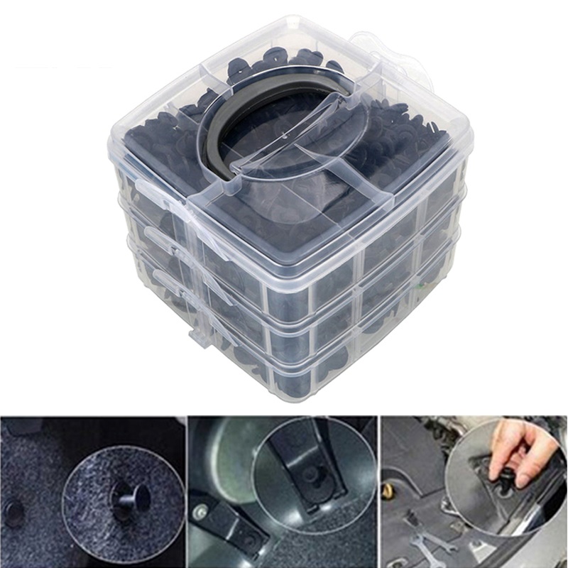 Clips de sujeción para coche, sujetadores mixtos para puerta, Panel embellecedor, remache de parachoques, retenedor, cubierta de motor de empuje, Clip para guardabarros, 300/620 Uds.