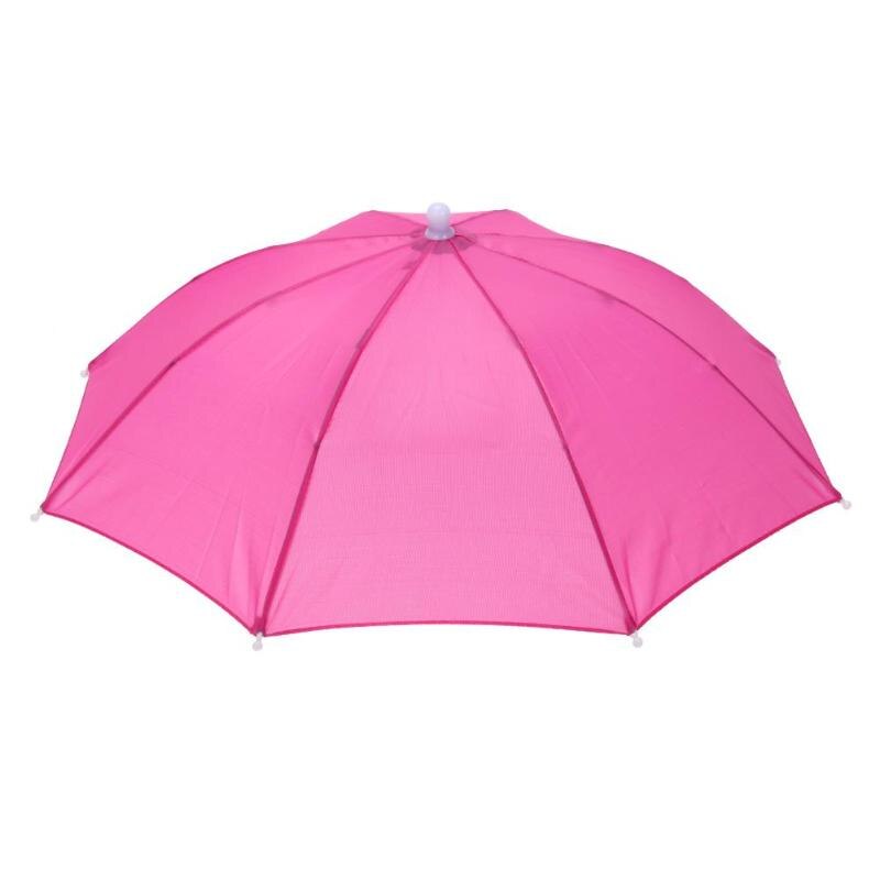 55cm przenośny parasol ogrodowy kapelusz czapka składane kobiety mężczyźni parasol wędkarstwo piesze wycieczki golf plaża nakrycia głowy zestaw głośnomówiący parasol: E