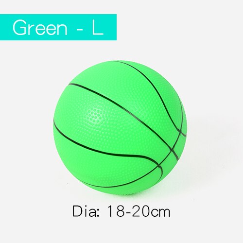 Ruizhi Per Bambini Gonfiabile In Pvc Palla Mini Basket Del Capretto di Calcio Polso Esercizio Palla di Gomma Pallone Da Spiaggia di Sport di Gioco Giocattoli RZ1043: 14green L