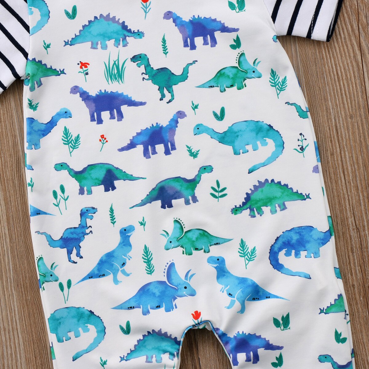 Top Baby Junge Kinder Neugeborenen Mit Kurzen Ärmeln Romper Overall Dinasour Baumwolle Kleidung Sommer Outfits