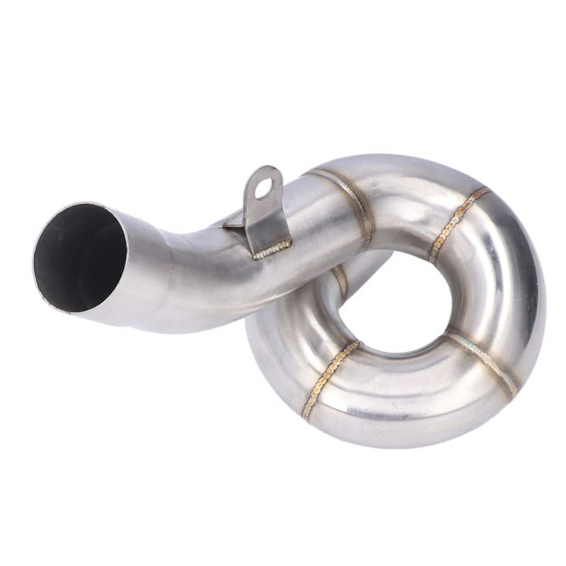 Motorcycle Middle Link Tube Slip On Exhaust Mid Pipe for Modification