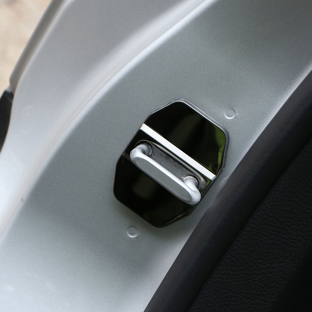 Xburstcar dørlås beskyttelsesdæksel interiør dørlåser dækker trim til jeep kompas tilbehør