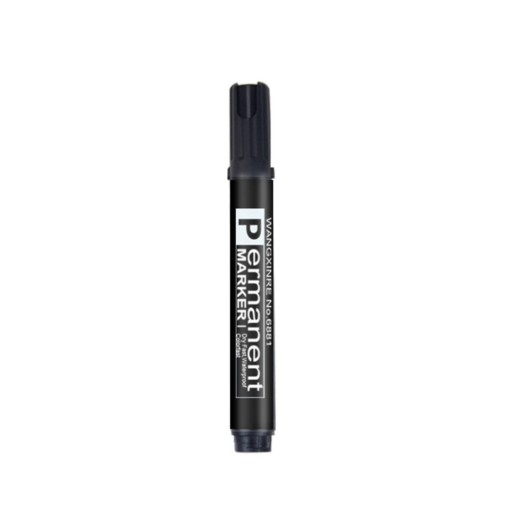Odporny na wodę szybkoschnący Marker do malowania permanentny Graffiti kolorowanki: 2pcs Black