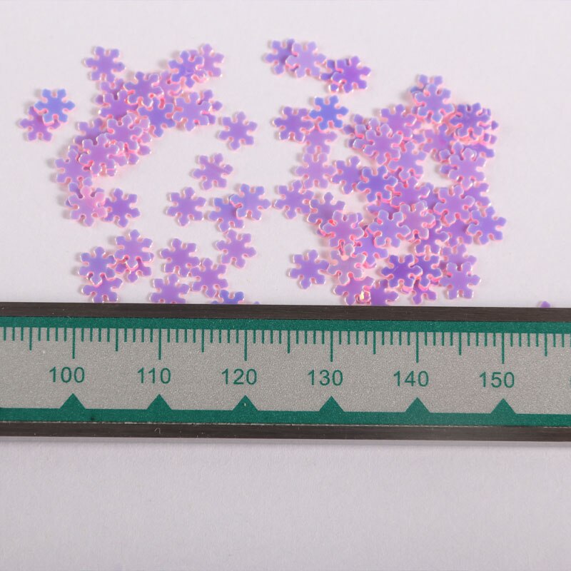 4.5Mm 1500Pcs Diy Pailletten Sneeuwvlok Vorm Manicure Accessoires Pailetten Nail Decoratie Diy Materiaal