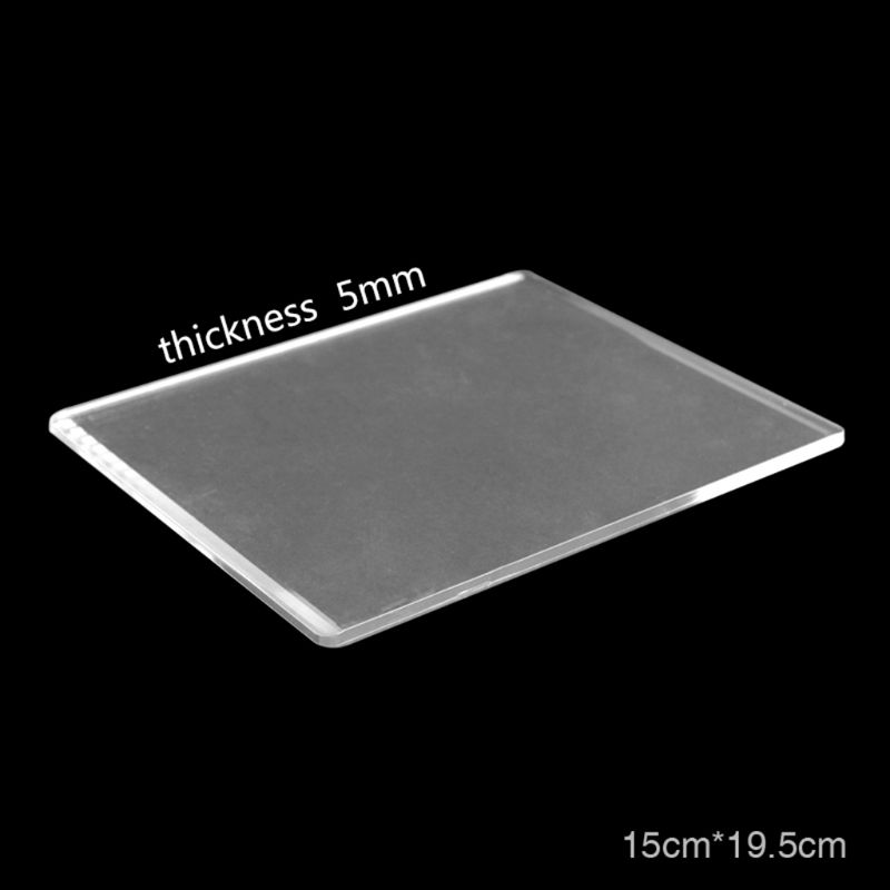 Máquina troqueladora de 3MM de , placa de gamuza de repuesto de 15x19,5 CM para bricolaje, placa troquelada para álbum de recortes
