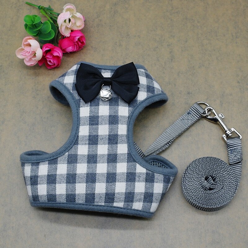 Kleiner Hund Gurt und Leine Set Pet Katze Weste Harness Mit Bowknot Mesh Gepolsterte Für Kleine Welpen Hunde Liefert 1PC