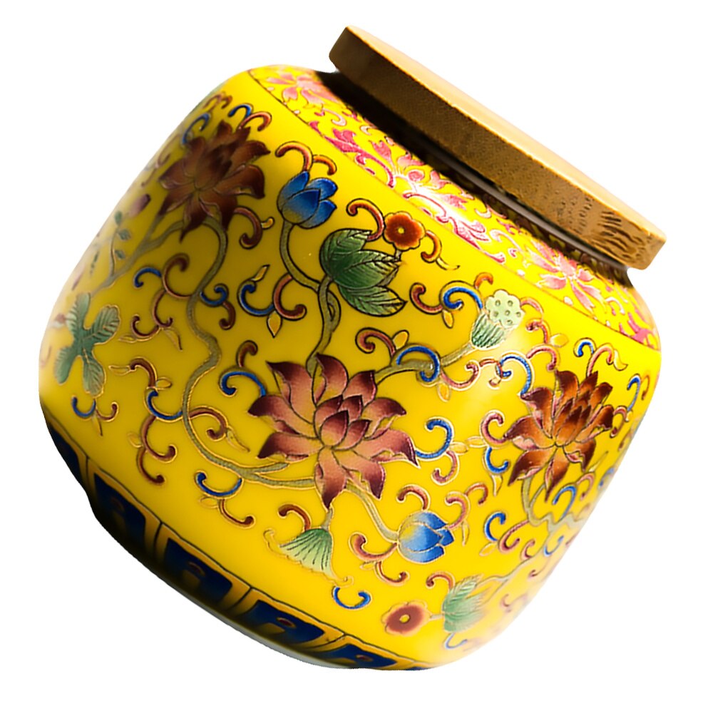 230ML Ceramic Tea Canister Sealing Tea Pot Storage Tank Tea Storage Pot