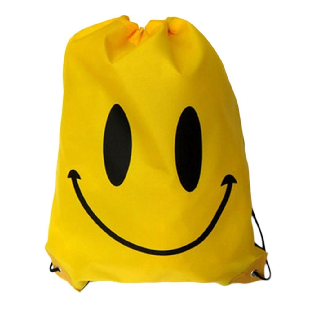 Swimming Waterproof Bag Backpack Double Drawstring Sport Gym Beach Portable Mini Shoulder Bags Outdoor Shoes Bag: Yellow