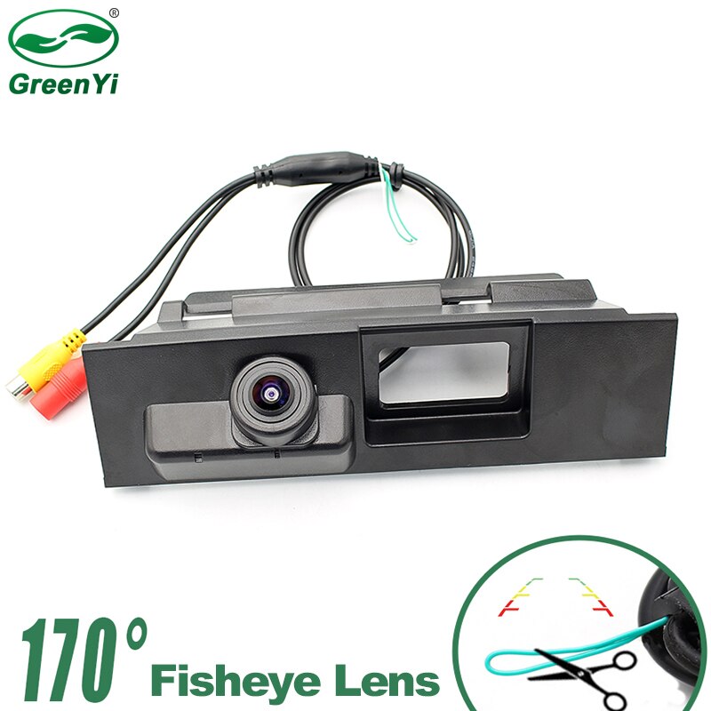 Voertuig 170 Graden Fisheye Lens Hd Ccd Auto Achteruitrijcamera Kofferbak Handvat Camera Voor Ford Mondeo