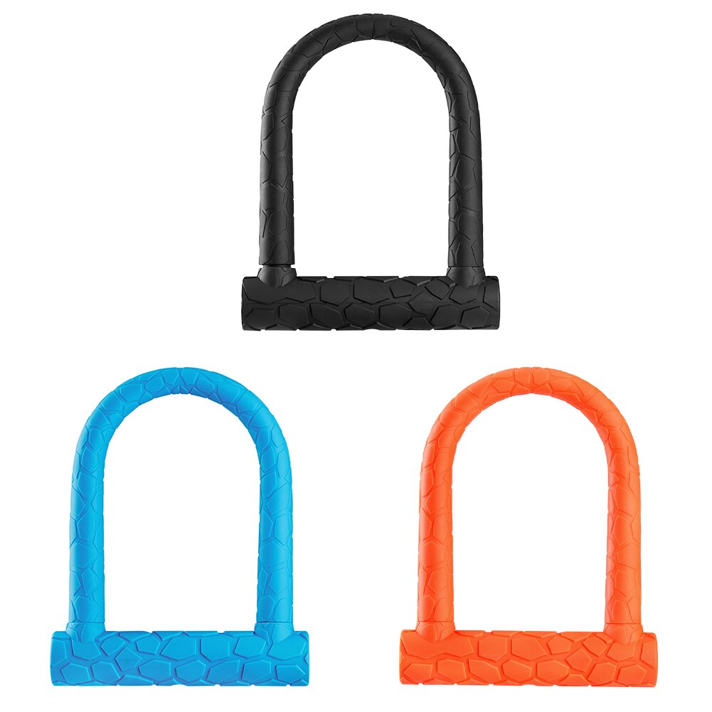 uniwersalny Góra MTB koło rowerowe blokada z 2 kluczami zabezpieczenie przed kradzieżą przenośne zabezpieczenie skuter motocyklowy U Zamek akcesoria rowerowe