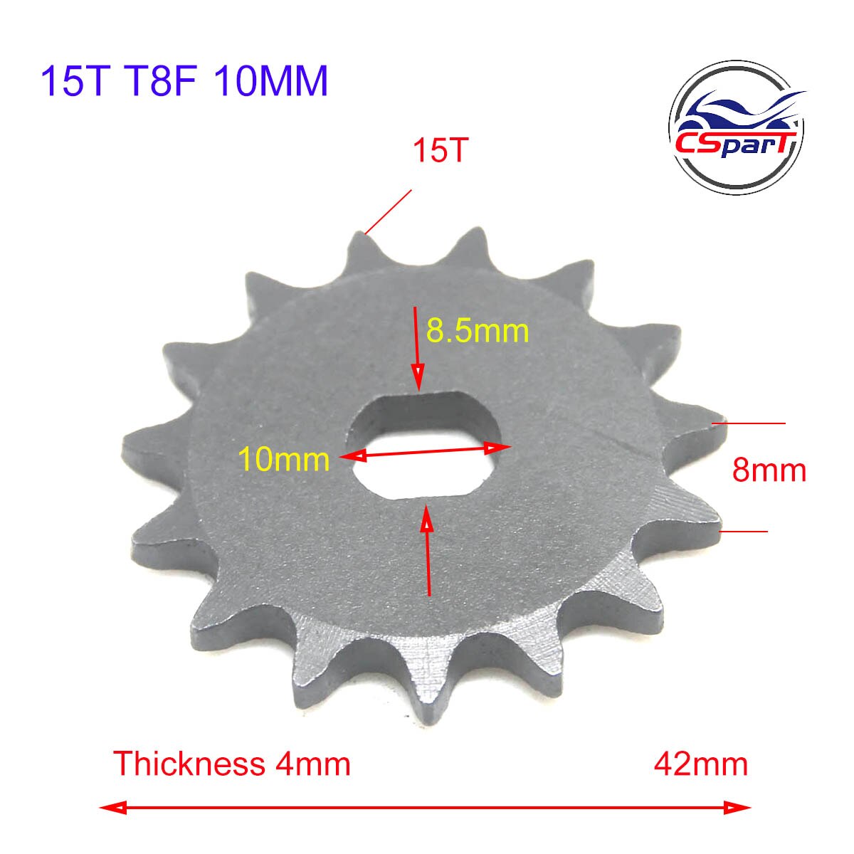 9 10 11 12 13 14 15 tann 9t 10t 11t 12t 13t 14t 15t t8f tannhjul 10mm til barberhøvel evo izip 500w 1000w elektrisk scooter: 15