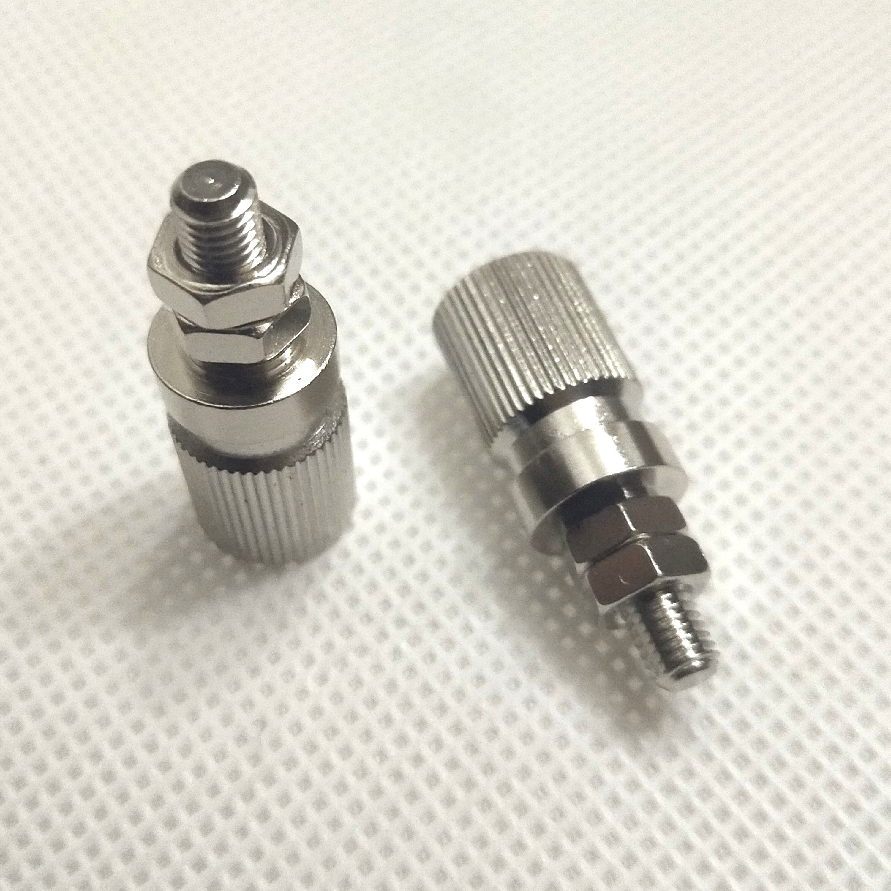 Ganasome 4 x M5 Hochstrom-Bananenbuchse, 5 mm Buchse, Teststecker, 2 rot + 2 schwarz