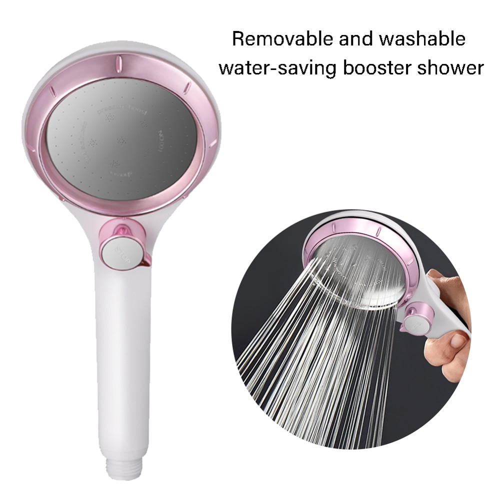 Handheld Afneembaar En Wasbaar Onder Druk Waterbesparende Douche Douchekop Douche Een Gezonde Stop Water Verstelbare Flow