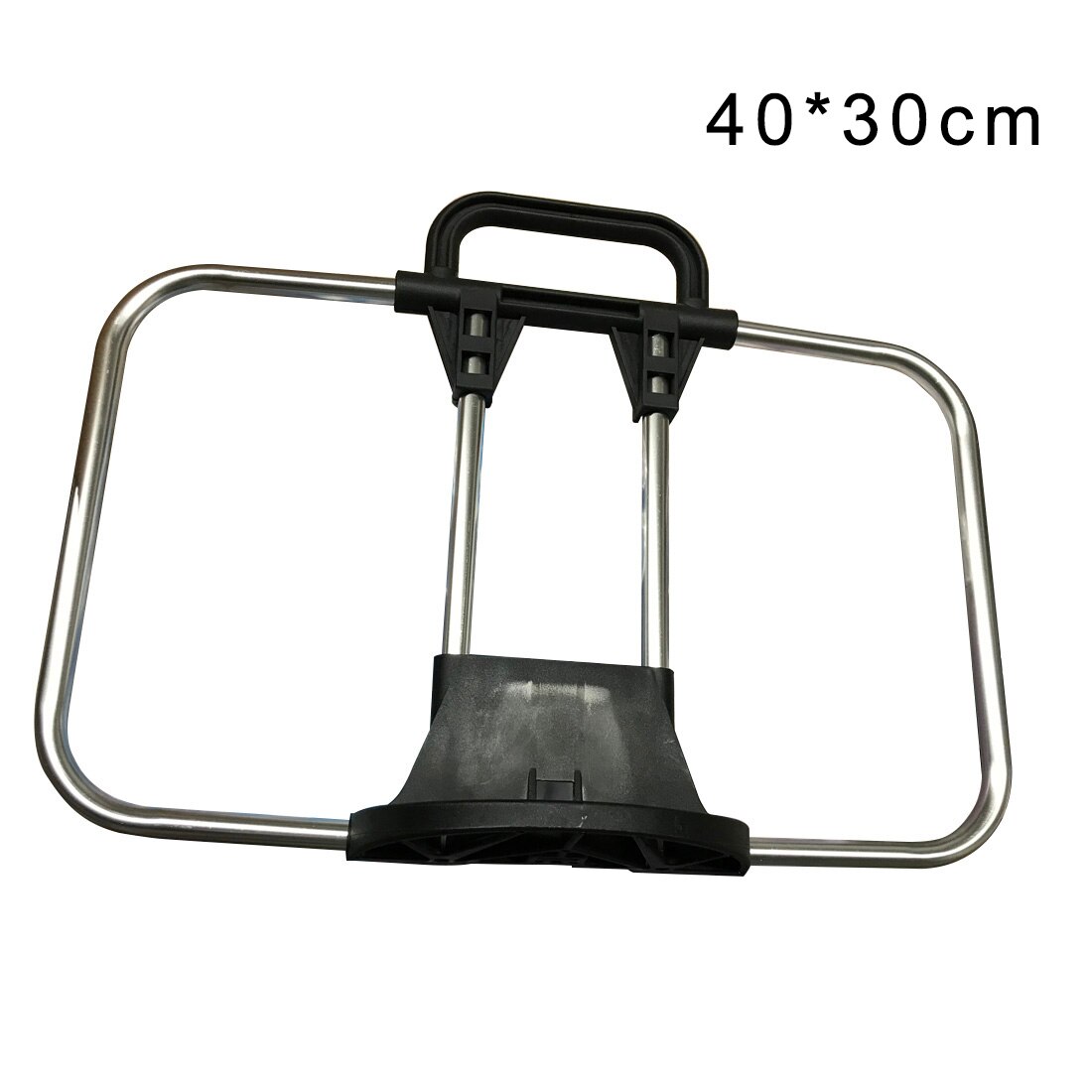 Adaptador de soporte de Bolsa S para bicicletas plegables Brompton, marco de bloque de transporte delantero, mochila de hombro, marco de bolsa Bascket, pieza de bicicleta: 40X30cm with handle