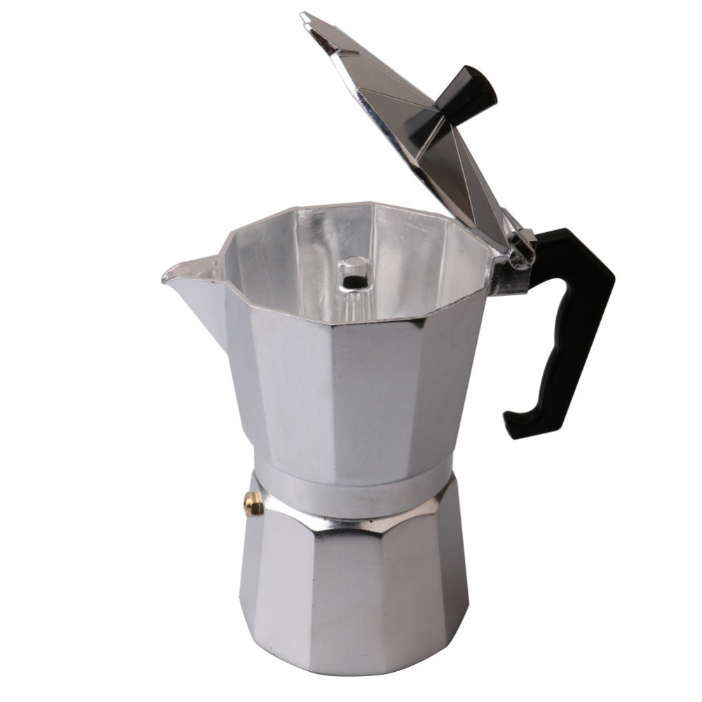 Aluminum Mocha Coffee Pot Stovetop Espresso Maker 1 3 6 Cups Coffee Maker Espresso Percolator Pot Electrothermal Cooker