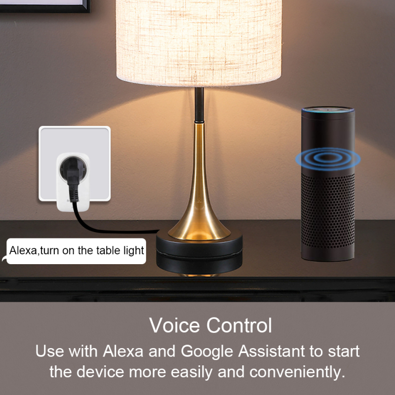BroadLink SP4L Wifi Socket EU With Night Light Smart Home App Controle Voice Control By Alexa Google Home Automation
