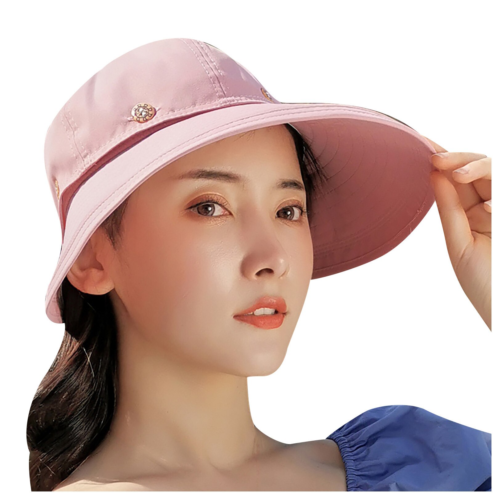 Women's Summer Sun Hats Leisure Journey Outdoors Sun Protection Outdoor Sunhat Peaked Cap Chapeu Feminino