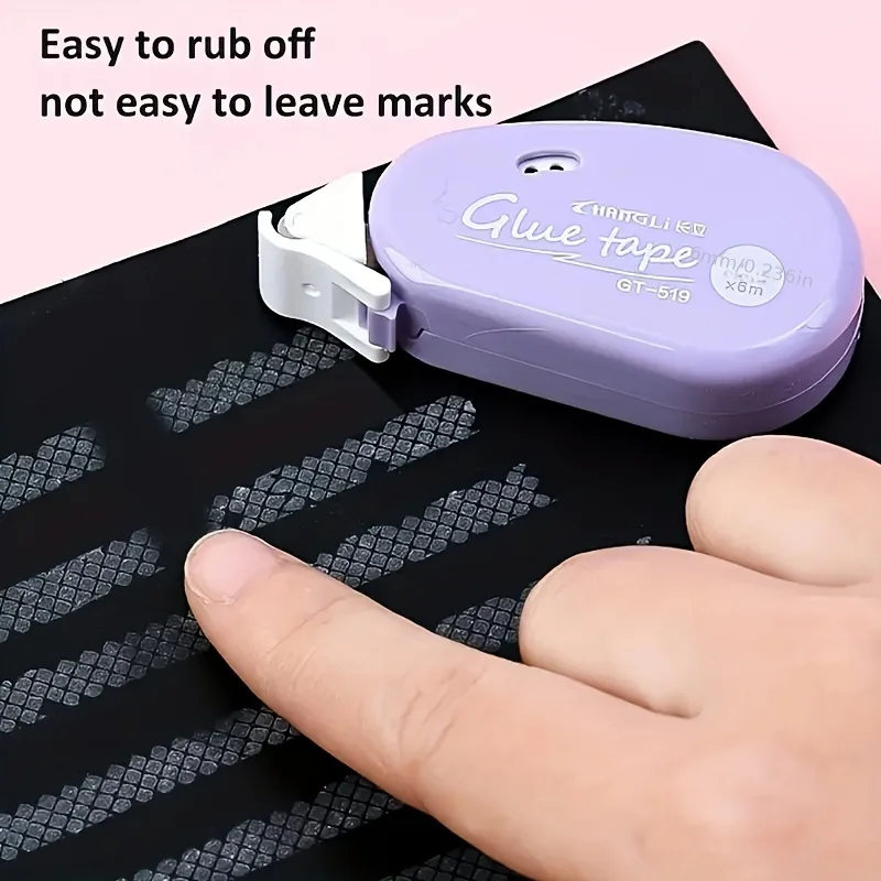 Dubbelzijdig zelfklevende stippen lijmtape - perfect voor scrapbooking collage foto, journaling en ambachten, schoolbenodigdheden