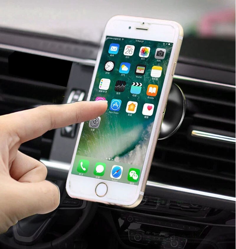 Soporte magnético para teléfono móvil, placa de Metal de 40x0,3mm, para coche, soporte para enchufe automático