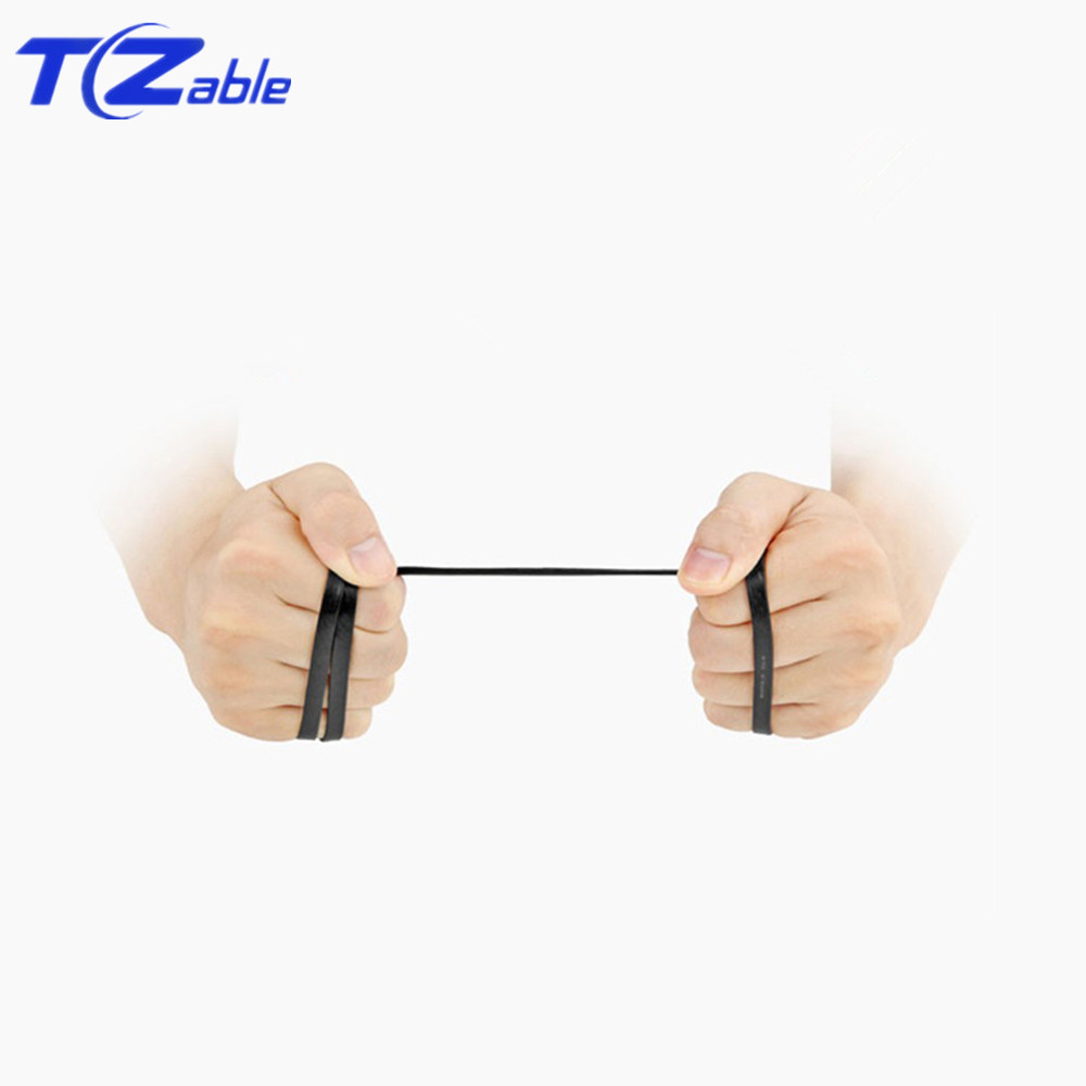 Kabel komputerowy Ethernet Cat6 1000 razy wstawiania i usuwania bez uszkodzenia skoczek Laptop Router komputer stacjonarny