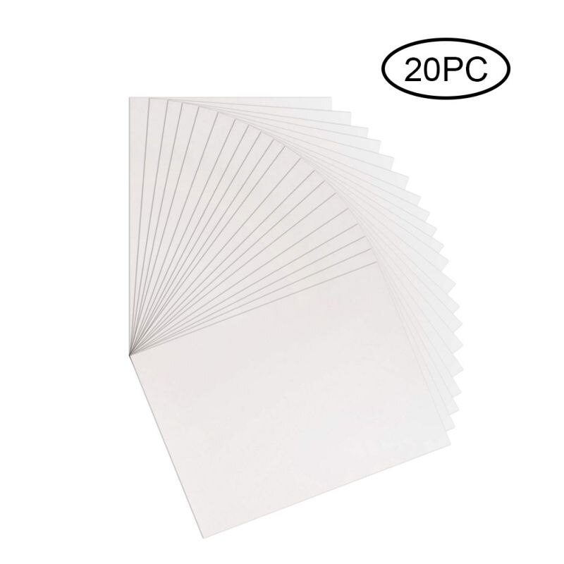 Genomskinligt pussel lim pvc pussel skalar skyddsfilm stor sticksåg gummiplåt plastbaksida skyddsfilm ram: 20 st