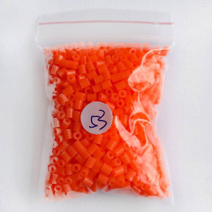 Dollryga 2.6mm hama perler 1000 stk jouet enfant til gutt pegboard perler perle diy puslespill erter høy auality vevstol bånd til låve: 53