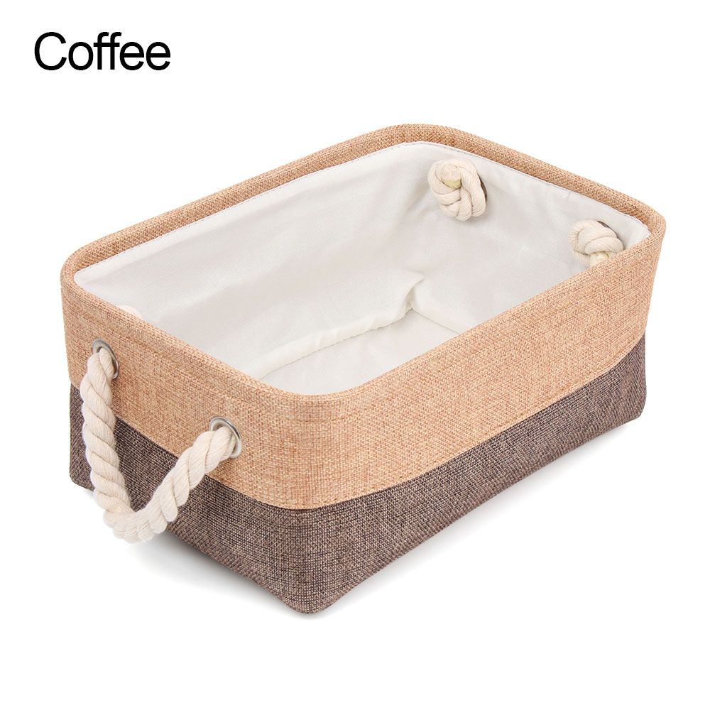 Portable Linen Sundries Sorting Basket, Home Supplies Organizer, Folding Box for Underwear Socks, Baby Toys Storage