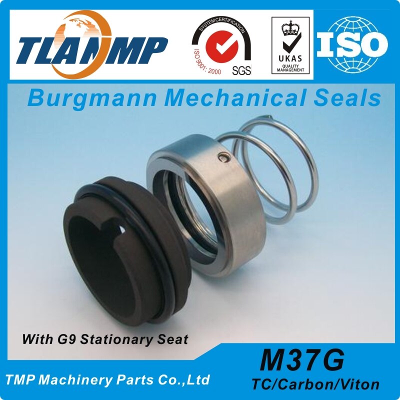 M37G-35/G9 M37G/35-G9 Tlanmp Burgmann Mechanical Seals (Materiaal: Tc/Carbon/Vit)-Voor As Size 35Mm Pompen Met G9 Carbon Seat