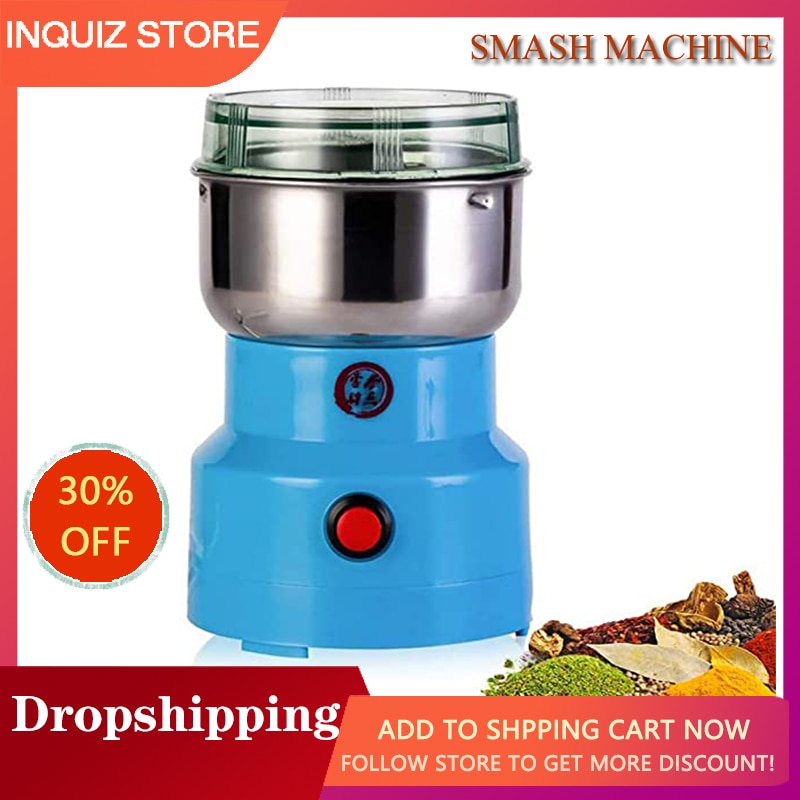 Multifunctionele Smash Machine Elektrische Koffie Peper Spice Pepermolen Slijpen Koffie Freesmachine