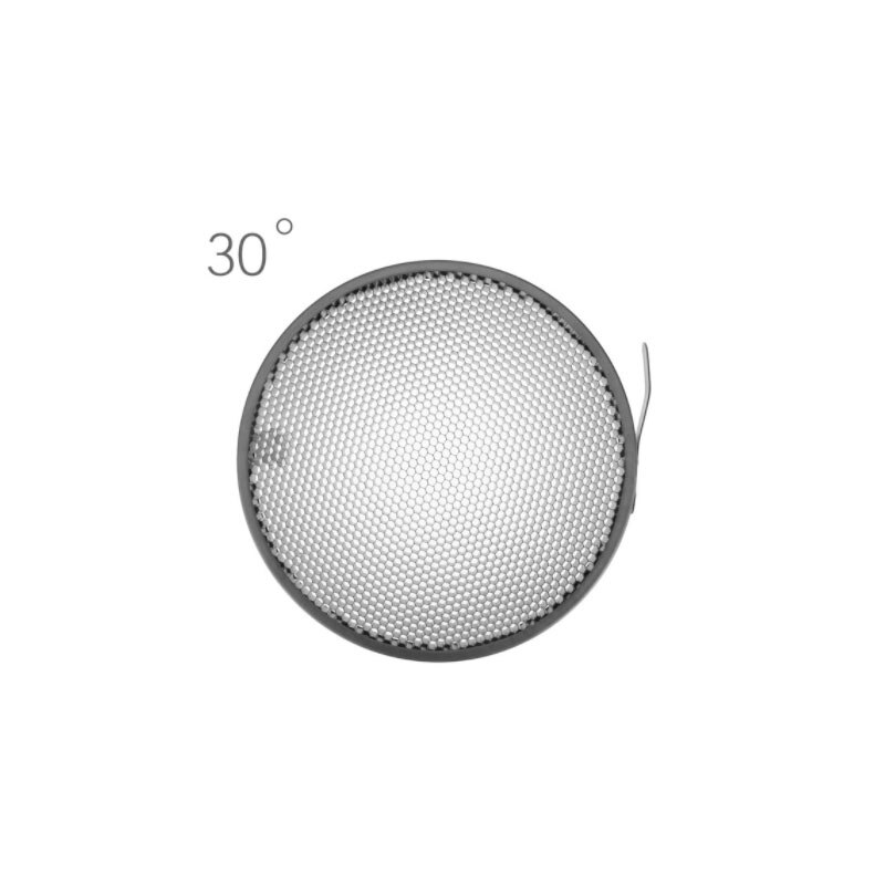 Réflecteur en aluminium grille en nid d'abeille 6.7 ''17cm 10 20 30 40 50 60 degrés pour Bowens, grille de réflecteur Standard, kit de Studio de photographie: 4mm reflector