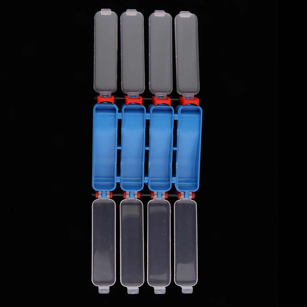 Double Sided Fishing Tackle Gear Case Fishing Organizing Box with Separate Compartments Waterproof