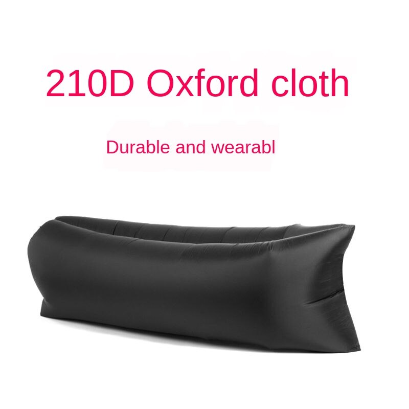 Outdoor inflatable bed Inflatable sofa Inflatable mattress Lazy sofa Portable sofa Beach lounger: Green