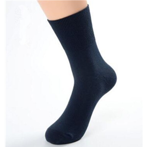 Diabeettiset sukat diabeetikoille hypertensiivisille potilaille ei-sidonta toppi ja saumaton varvas bambu puuvillamateriaali unisex  w0001: Sininen