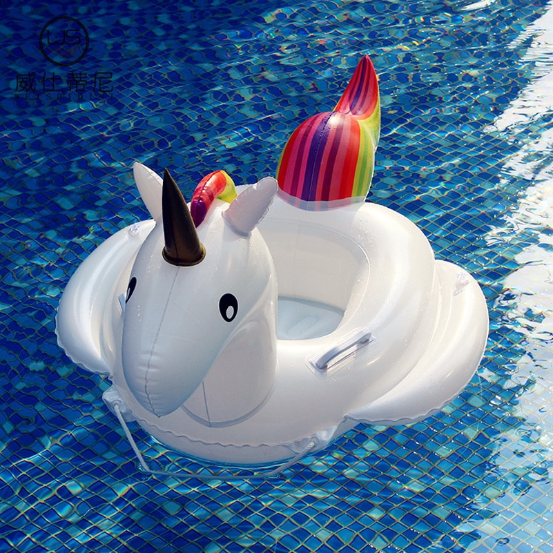 Summer Inflatable Unicorn Pool Float for Children Baby Swimming Toy Unicorn Seat Fun Pool Toy Kids Swimming float