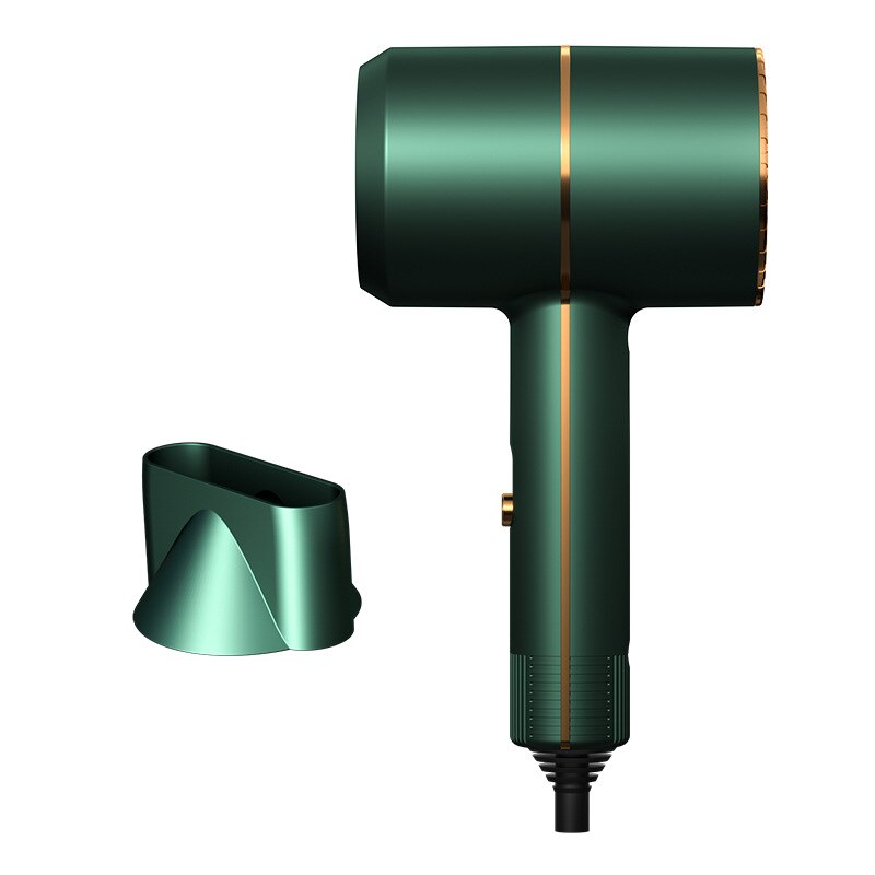 Mini Hair Dryer Electric Blow Dryer Salon Blowdryer and Cold Wind Hair Drying Tools: Green 800w