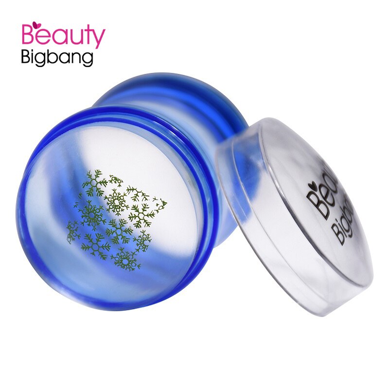 Beautybigbang nagelstämpel silikongelé nagellack överföring stämpel stämpel stämpel skrapa mall tryck manikyrverktyg