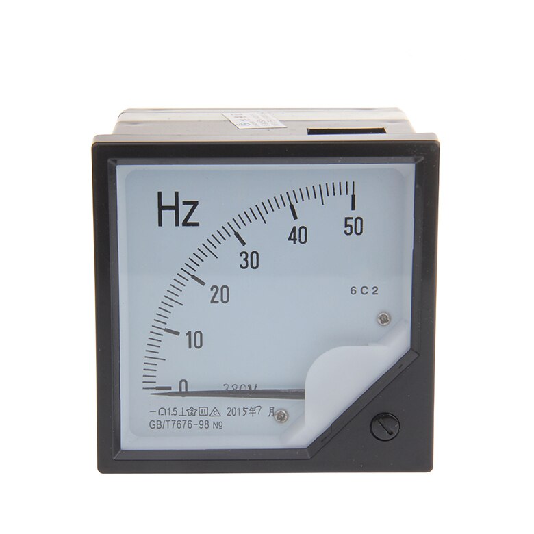 Hz Frequency Meter 0-50Hz 380V 220V 110V 6L2-Hz