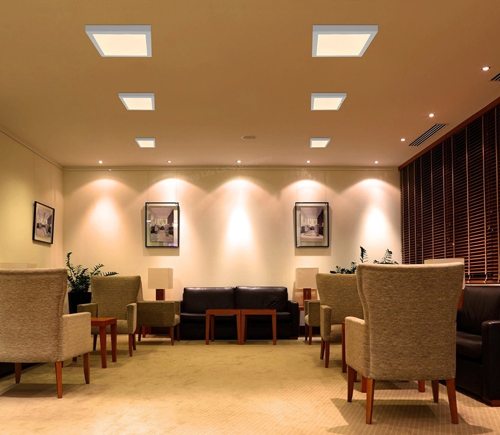 T-sunrise ultraohut led-paneeli neliömäinen alasvalo kattolamppu led-valo upotettu valaisin led olohuoneen toimistokeittiöön