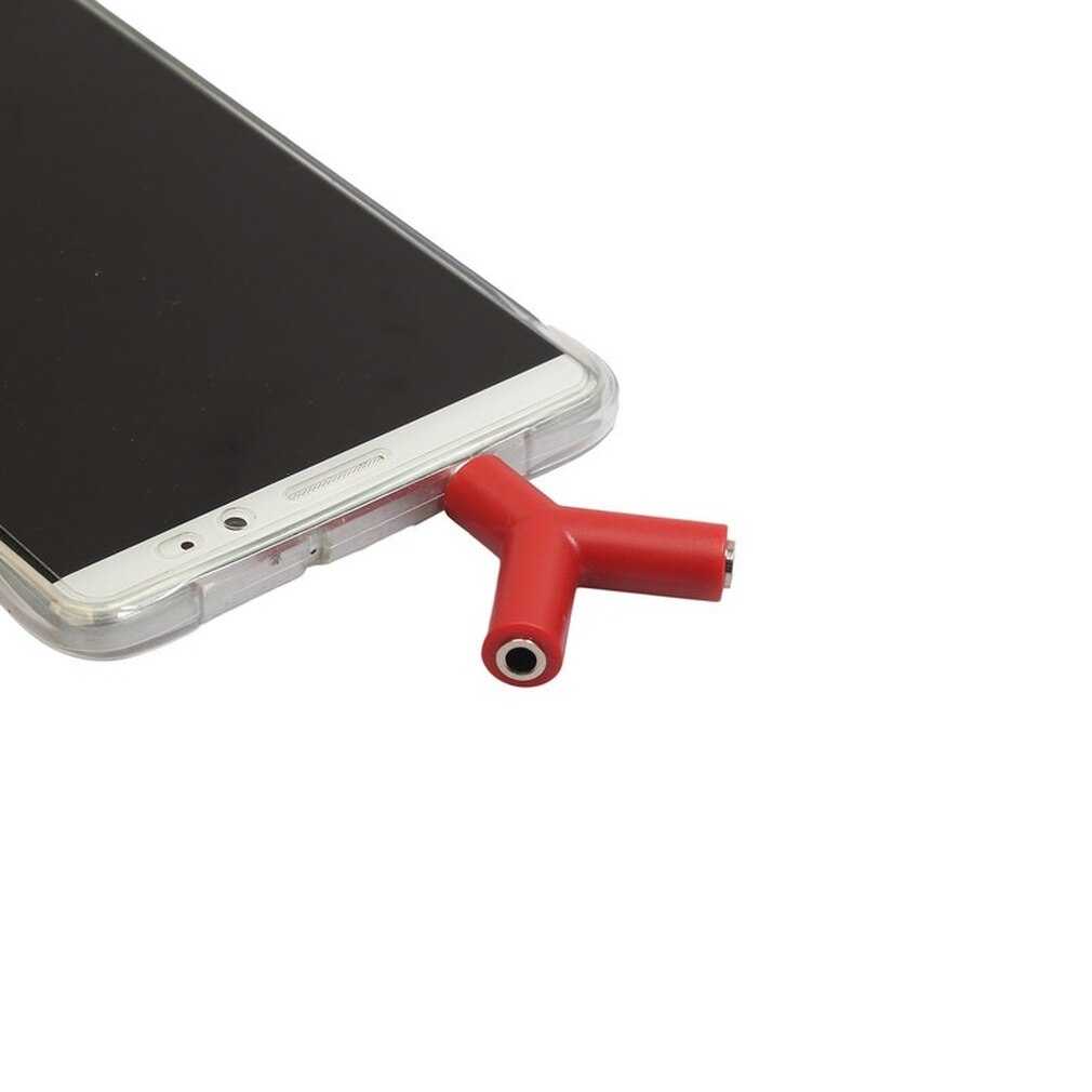 Conector Jack de 3,5mm Mini Y en forma de macho a 2 hembra M/F, divisor de auriculares bidireccionales, adaptador de conector de auriculares de Audio con doble conector