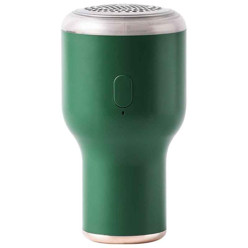 Removedor de pelusas recargable, afeitadora de suéter, despeluzadora de tela, máquina de afeitar para eliminación de bolas de pelo para muebles de ropa: Green