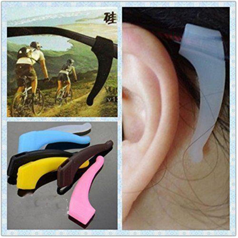 Eyewear Ear Hook Silicone Eyeglass Temple Tip For Glasses Spectacles Anti Slip, Ear Hook Grip Soft Anti-Slip Ear Hook Leg