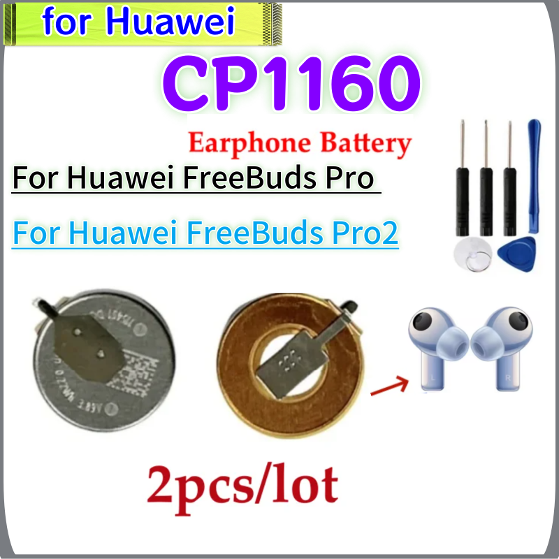 Bluetooth Earphone Battery CP1160 HB781937ECW Charging Case Battery For Huawei FreeBuds Pro / FreeBuds Pro 2 + Free Tools: 3300 K