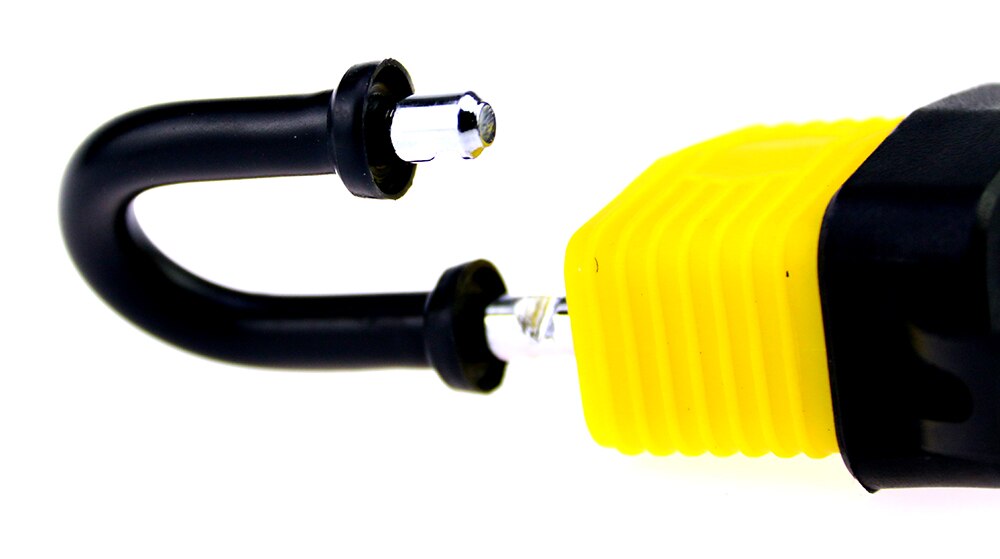 Anti Static Waterproof Padlock 40mm Short Beam Yellow Waterproof Home Gate Door Lock Padlock Keyed Master Padlock