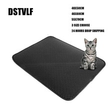 Wasserdicht Haustier Katzenstreu matt EVA Doppel Schicht Katzenstreu Fangen Haustiere matt Pad Boden Nicht-Unterhose Haustier Wurf katze matt Boden