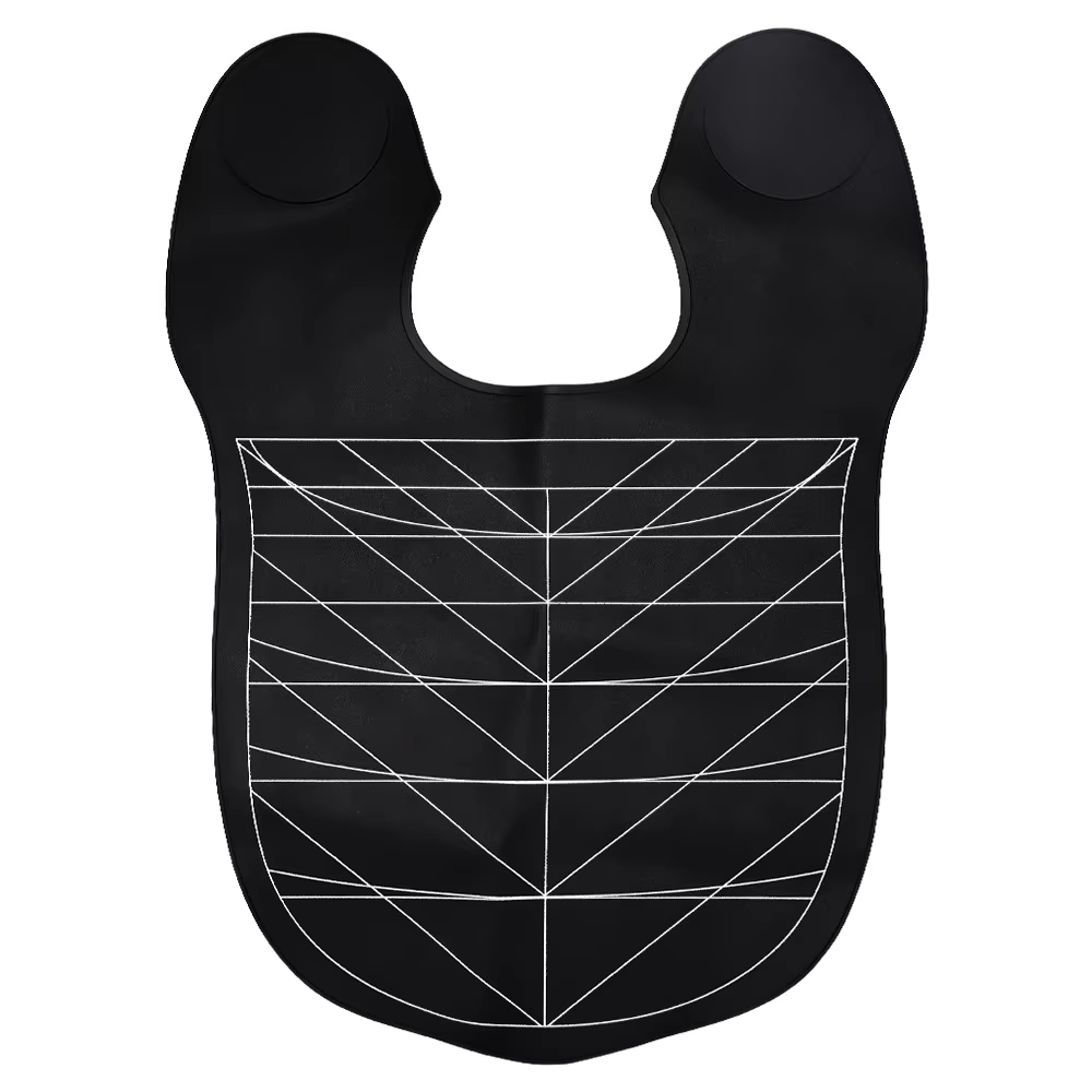 Capa para teñir el cabello, herramientas de peluquero negro, Collar para colorear de peluquería de silicona, capa de corte de pelo impermeable para salón de barbería: Amarillo claro