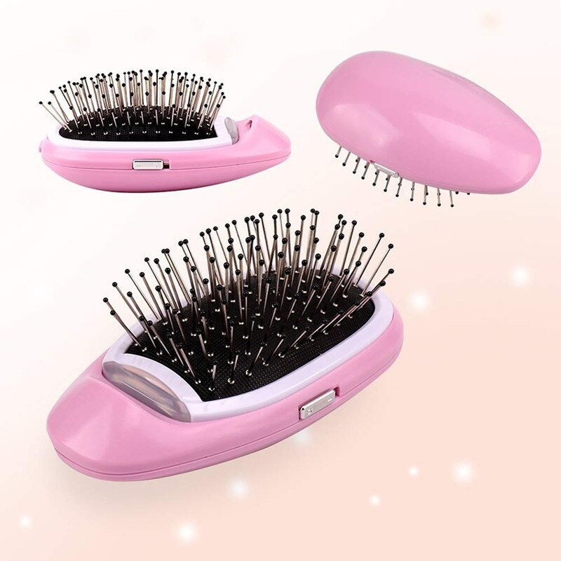 Brosse magique ionique électrique pour Massage du cuir chevelu, peigne antistatique, lisse, Portable, Ion négatif, pour coiffer les cheveux