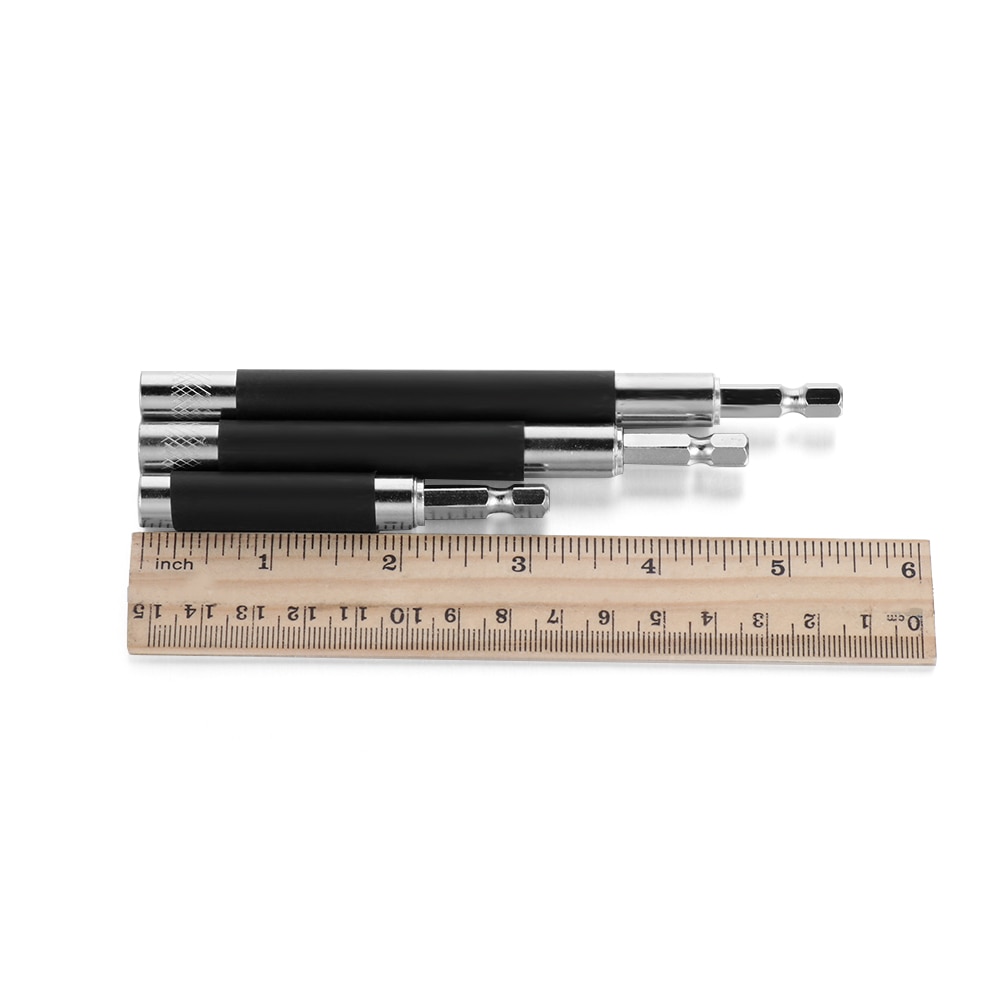 80/120/140mm Magnetic Quick Release Screwdriver Bit Holder Conversion Telescopic Electric Drill Extension 1/4" Hex Shank for Rep