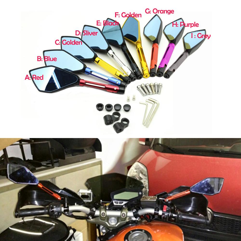 Motocykl CNC regulowane duże lusterko wsteczne składane lusterka boczne dla HONDA PCX 150 125 Forsa KAWASAKI SUZUKI YAMAHA DUCATI